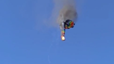 Brezilya'da alev alan sıcak hava balonu düştü: 8 ölü