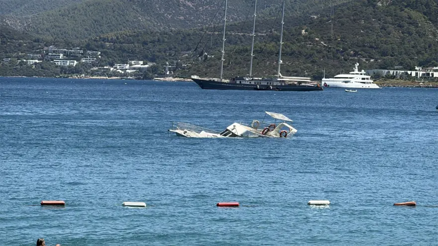 Bodrum'da tekne battı 2 Bodrum'da tekne battı 2
