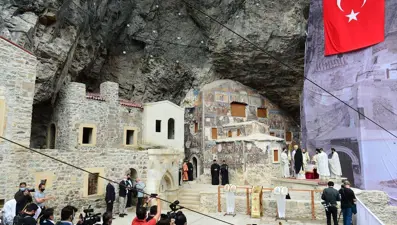 Sümela Manastırı'nda 7'nci ayin yapıldı