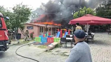 Avcılar'da restoran yangını
