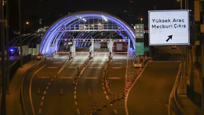 Avrasya Tüneli'nde 5 saatlik bakım çalışması