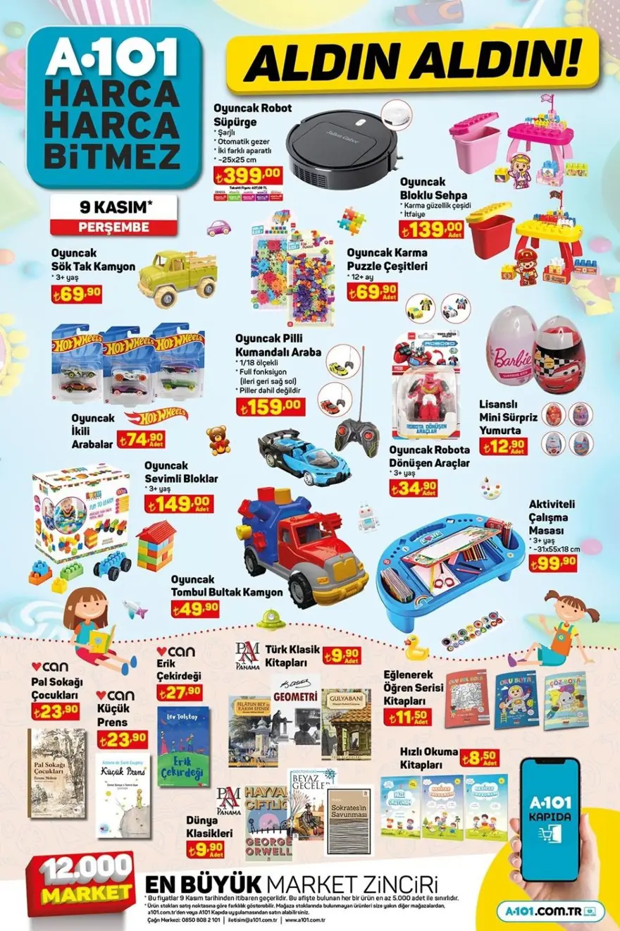 A101 marketten bu haftaya özel yeni indirimli ürünler listesi: Birçok üründe fırsat indirimi (9 Kasım A101 aktüel ürünler kataloğu) 17