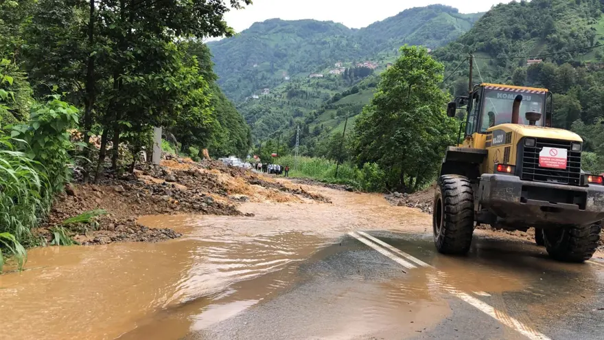 Rize'de sağanak 4
