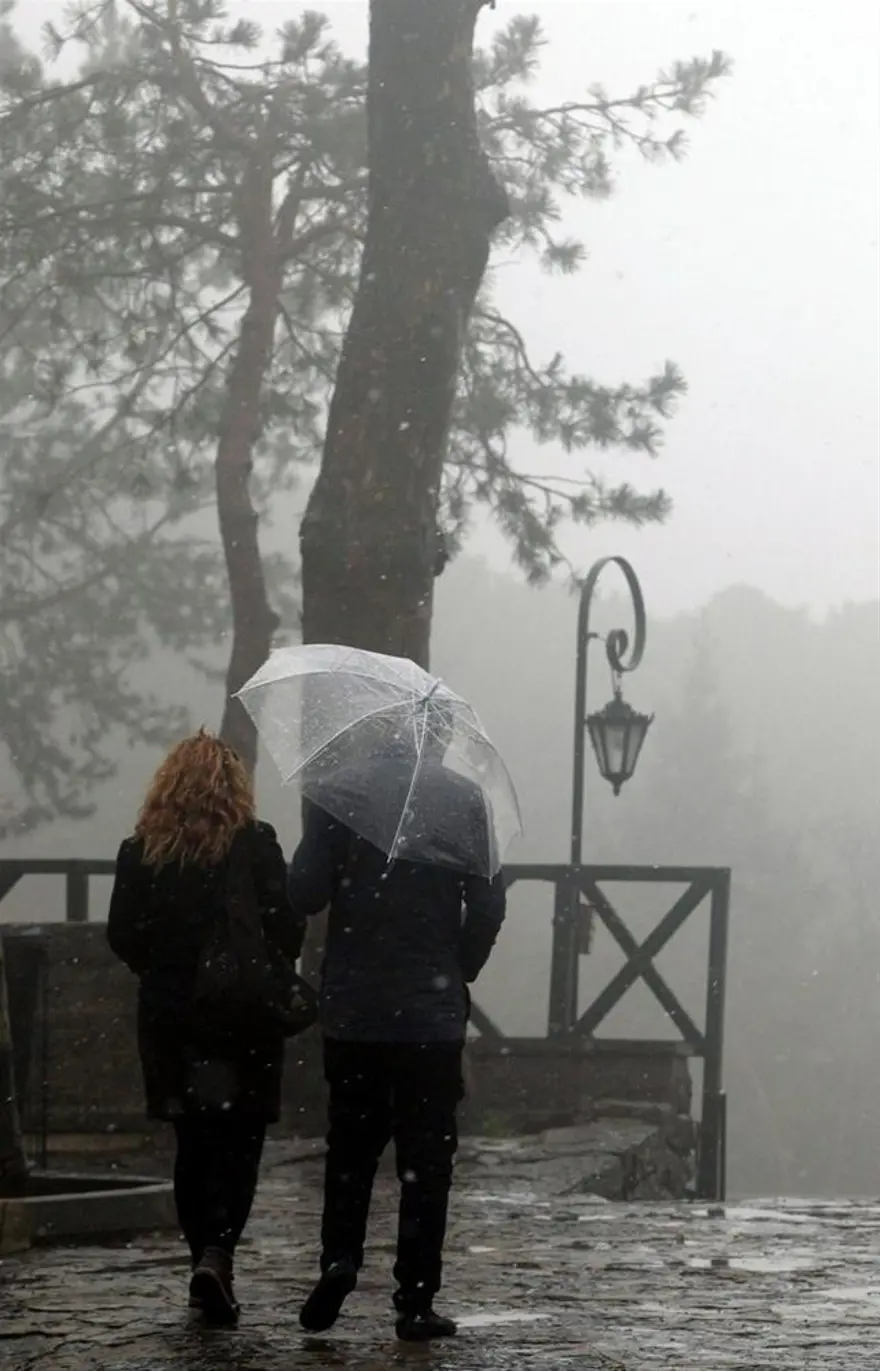 İstanbul'da kar yüzünü gösterdi 27