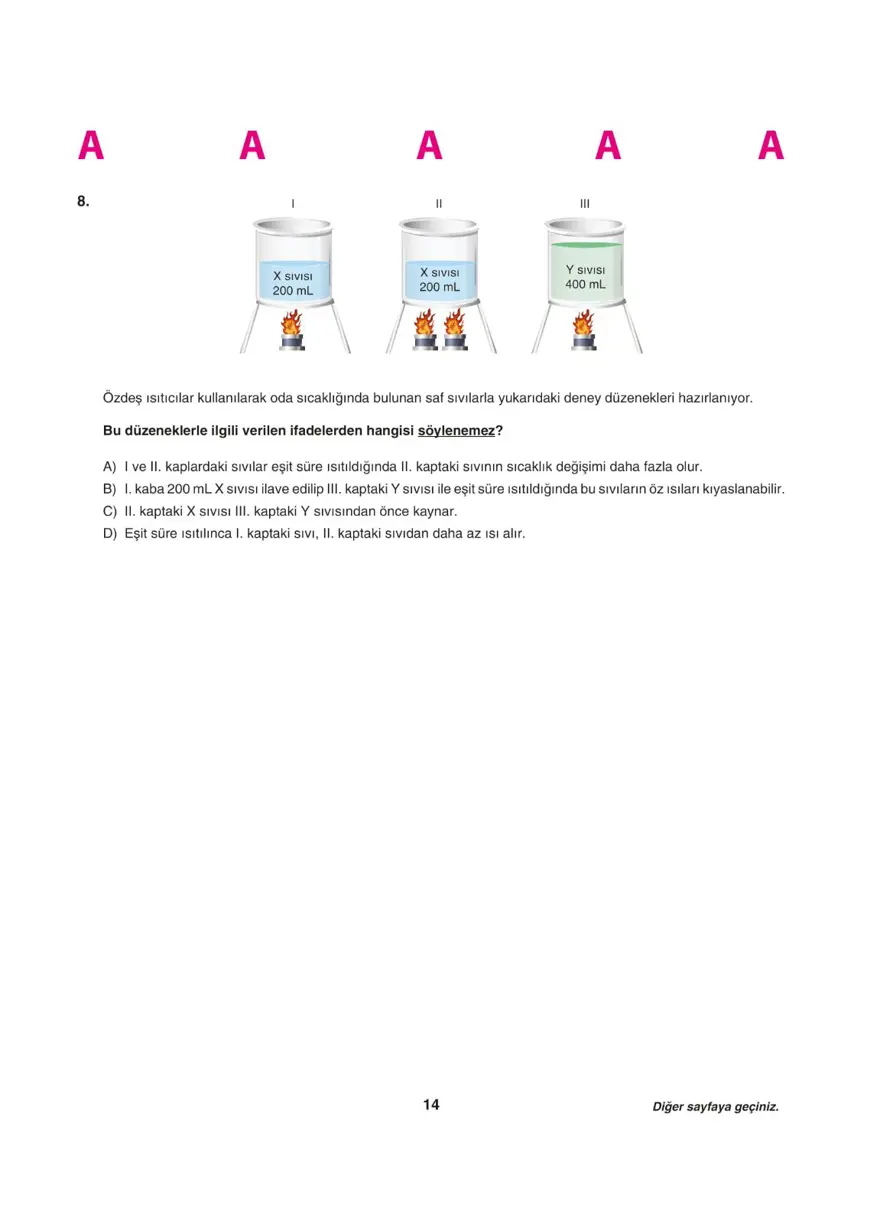 Uğur Okulları LGS deneme sınavı (Sayısal bölüm) 13