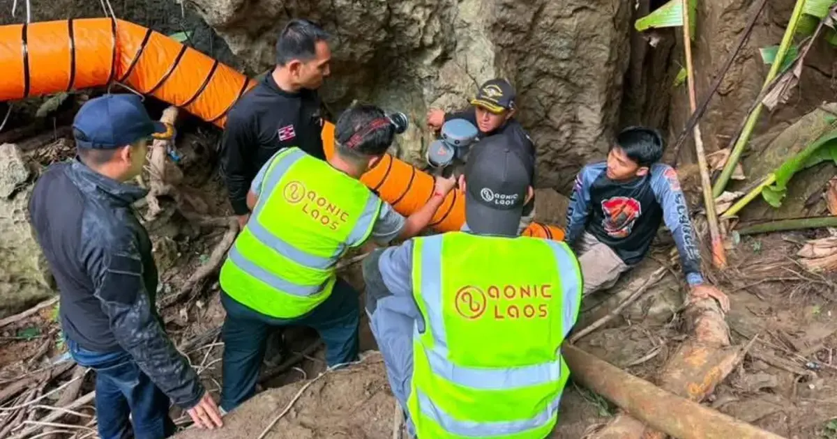 Laos'ta köylüler mağaraya girdi, 1 haftadır kurtarılmayı bekliyorlar