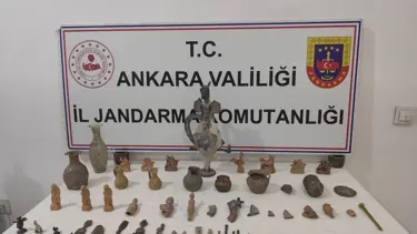Ankara'da tarihi eser kaçakçılığı operasyonu