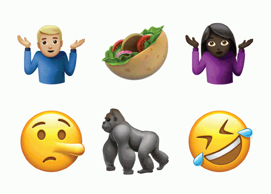 Apple, iPhone'lar için 100 yeni emoji yayınladı 5
