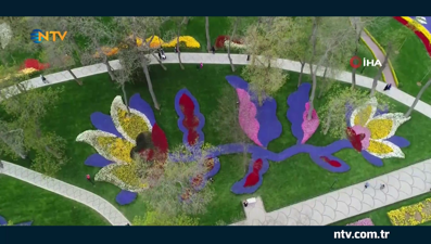 İstanbul'un dört bir yanı lalelerle süslendi