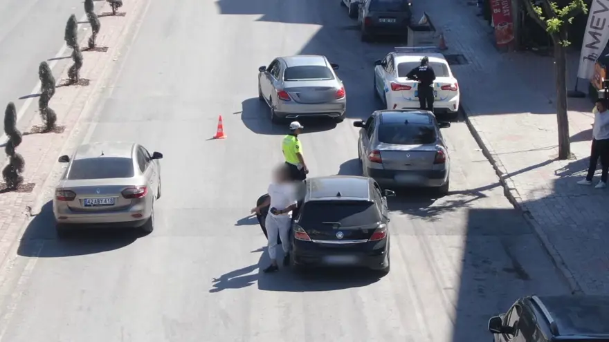 Polisi görünce yer değiştirdiler, drone yakaladı! 18 bin lira ceza kesildi 2