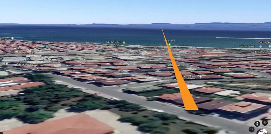 Tekirdağ'dan Uludağ'ın karlı zirveleri görüntülendi 5