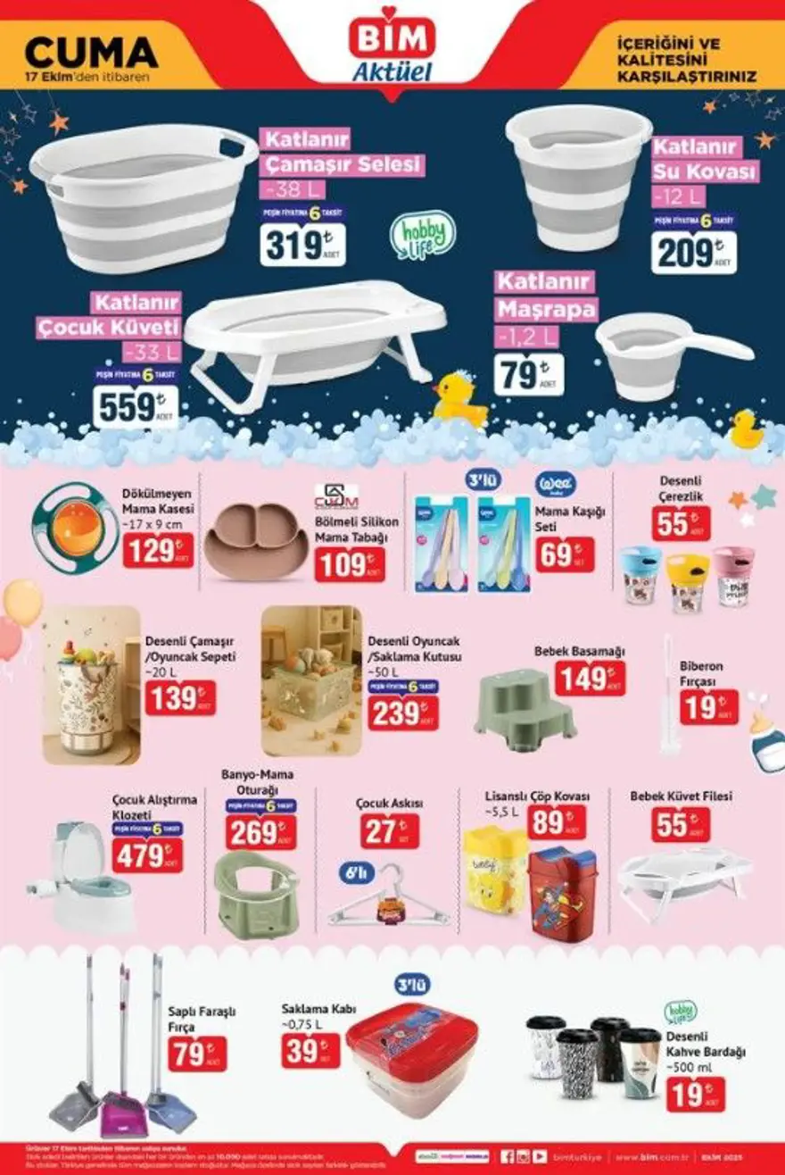 SATIŞTA: BİM 17 Ekim aktüel kataloğu 2025: Cuma günü televizyon, çay makinesi, mini buzdolabı ve otomobil ürünleri geliyor 5
