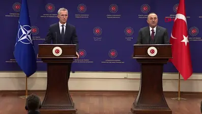 Çavuşoğlu: NATO ilk andan itibaren hızla harekete geçti (Stoltenberg Türkiye'de)