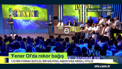 'Fener Ol'da rekor bağış (Bir milyonu aşkın kısa mesaj)
