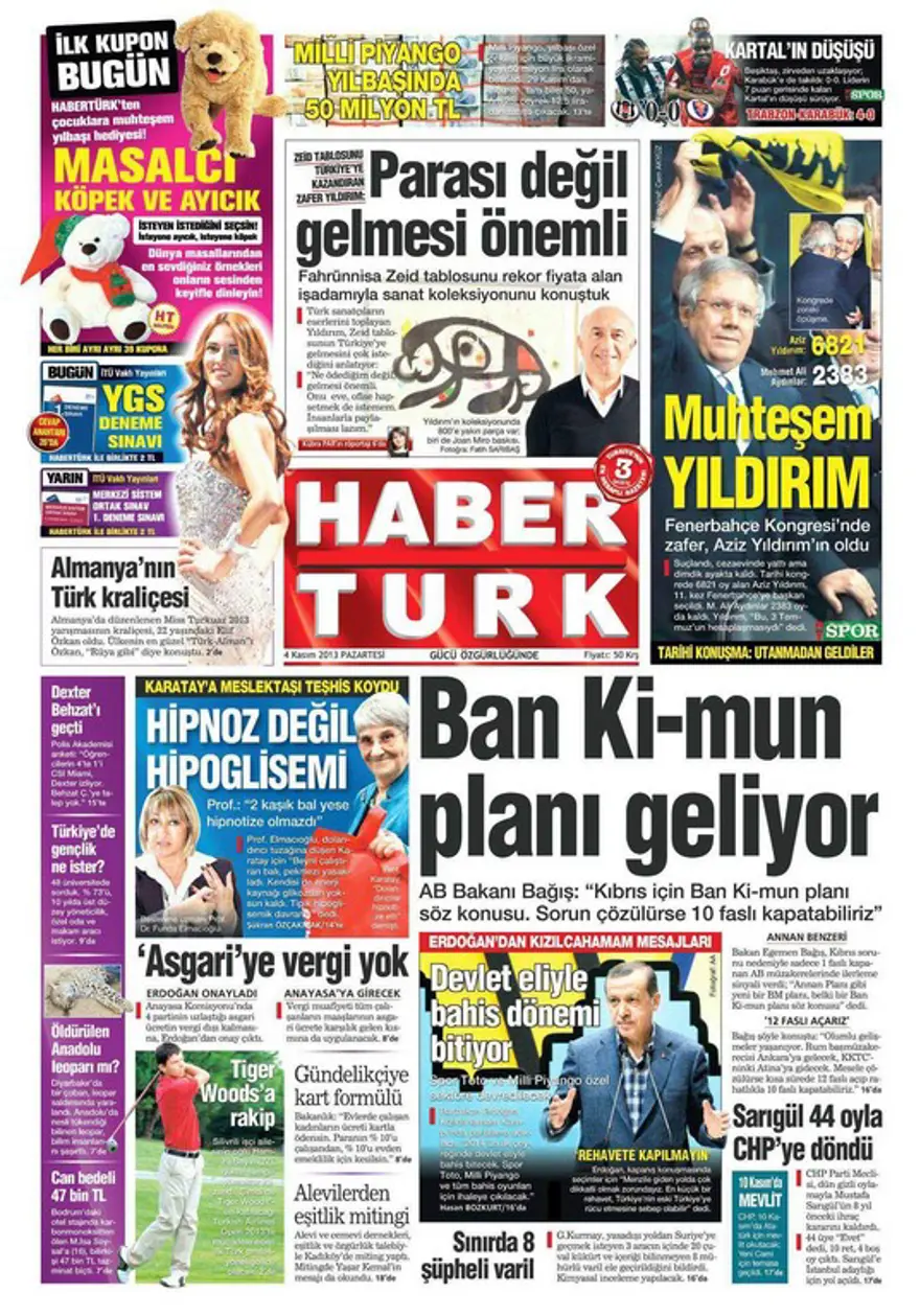 4 Kasım 2013 gazete manşetleri 10