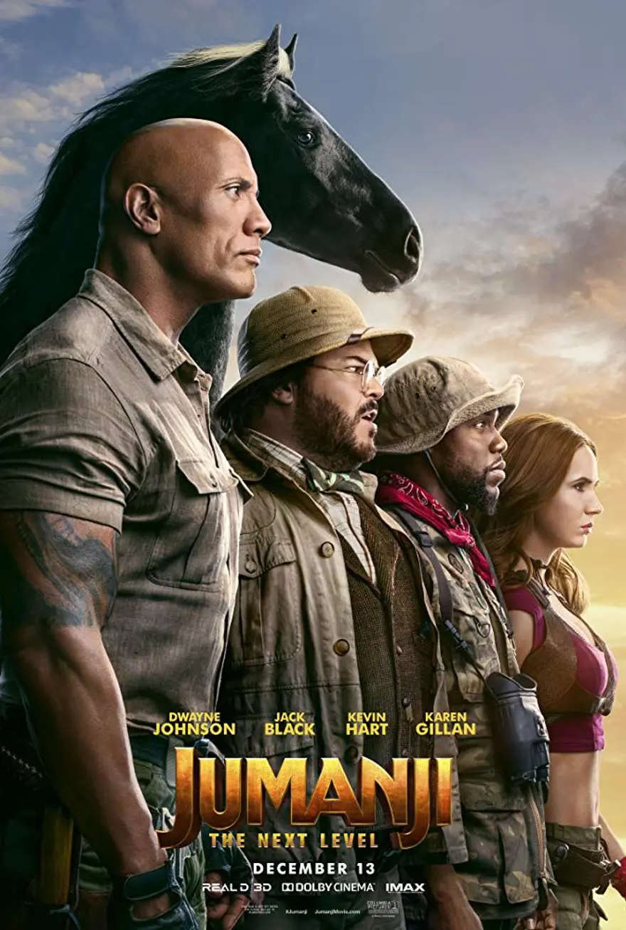 Jumanji:Yeni Seviye'nin (Jumanji: The Next Level) 800 milyon dolarlık gişe başarısı Jumanji:Yeni Seviye'nin (Jumanji: The Next Level) 800 milyon dolarlık gişe başarısı