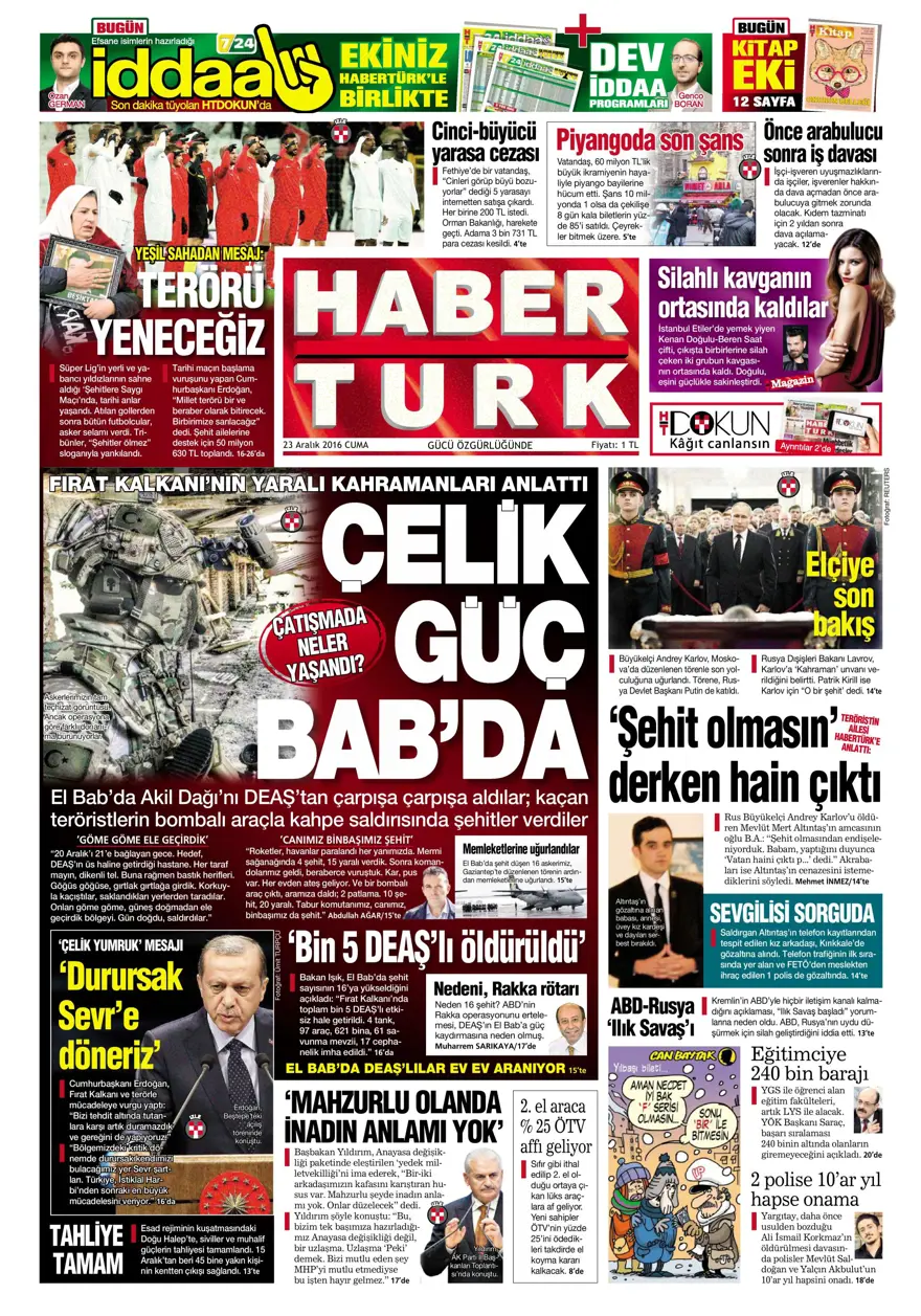 Gazete manşetleri-23.12.2016 4