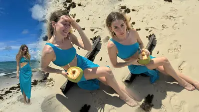 Sinem Kobal'dan tatil paylaşımları