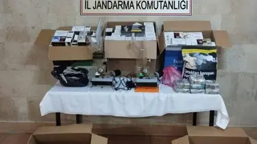 Binlerce makaron ele geçirildi