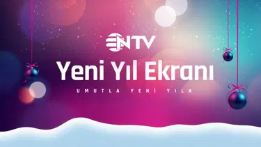 NTV'de yılbaşı ekranı