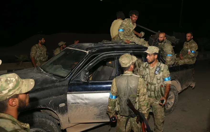 ÖSO mensupları Cerablus merkezine girdi 14