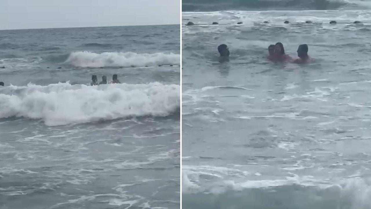 Denizde korku dolu anlar: Rip akıntısı sonları oluyordu
