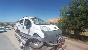 Kırıkkale'de korkutan kaza