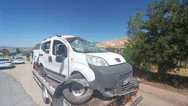 Kırıkkale'de korkutan kaza