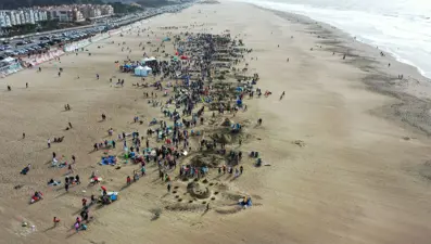 San Francisco'da 40. Geleneksel Kumdan Heykel yarışması gerçekleştirildi