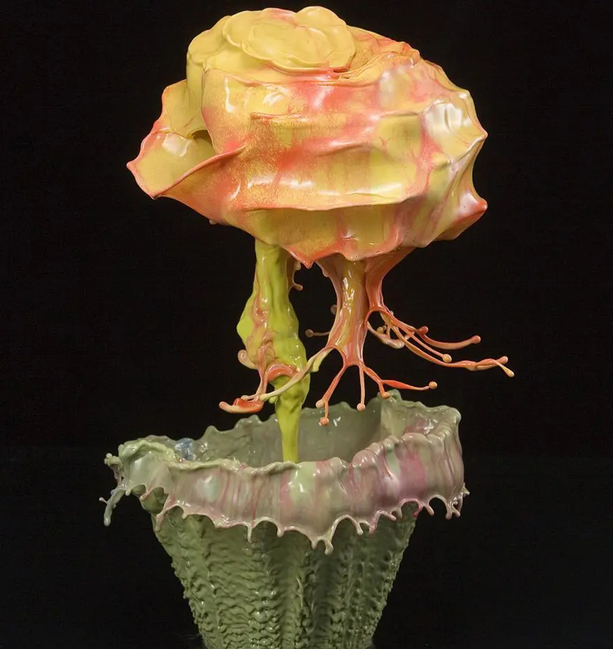 Tablo gibi çiçekler 4