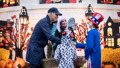 ABD Başkanı Joe Biden ile eşi Jill Biden'ın Cadılar Bayramı