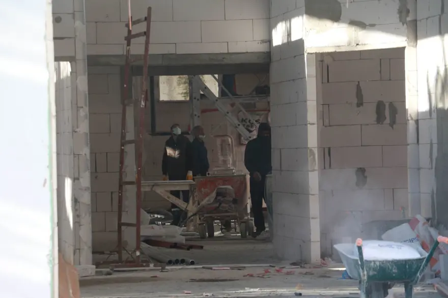 Samsun'da Covid-19 tedavisi için hastaneye ek bina 4 Samsun'da Covid-19 tedavisi için hastaneye ek bina 4