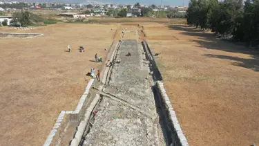 Antakya Antik Hipodrom'da kazı çalışmaları sürüyor