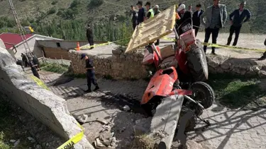 Niğde'de traktör devrildi: 1 ölü, 2 çocuk yaralı