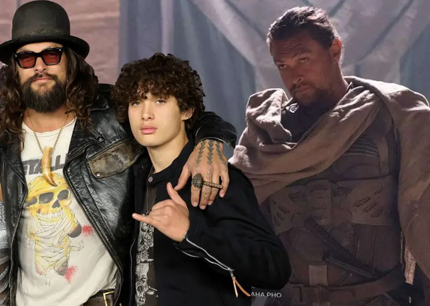 Jason Momoa ile Lisa Bonet'in oğulları Nakoa-Wolf Momoa oyuncu oluyor 