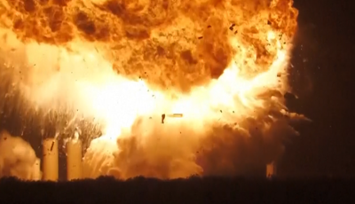 Starship böyle patladı