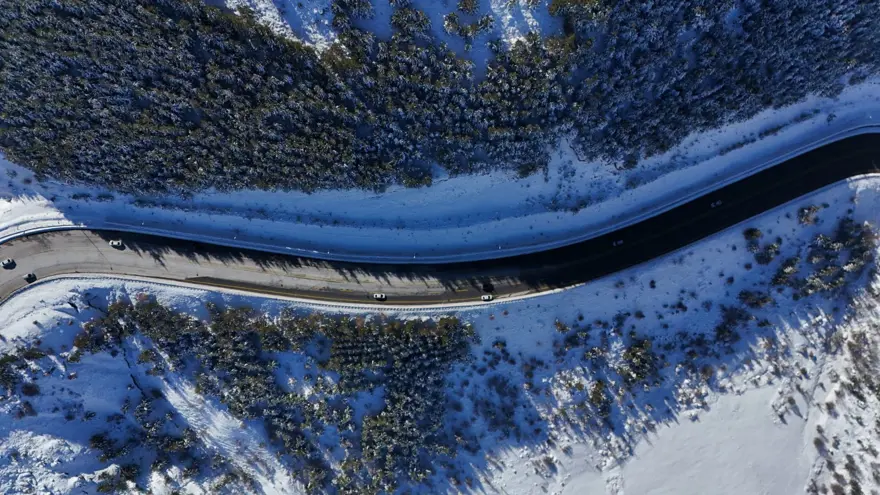 Kayseri’de sis etkisi: Erciyes’te kartpostallık manzara 1