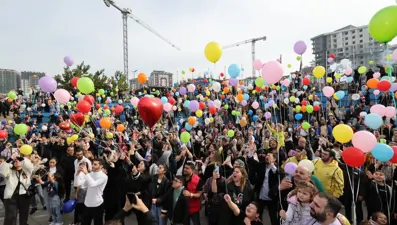 Balonlar bu kez Emin Efe için uçtu