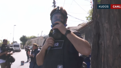 NTV ekibi Mescid-i Aksa'da: Gaz bombası ve plastik mermiyle müdahale