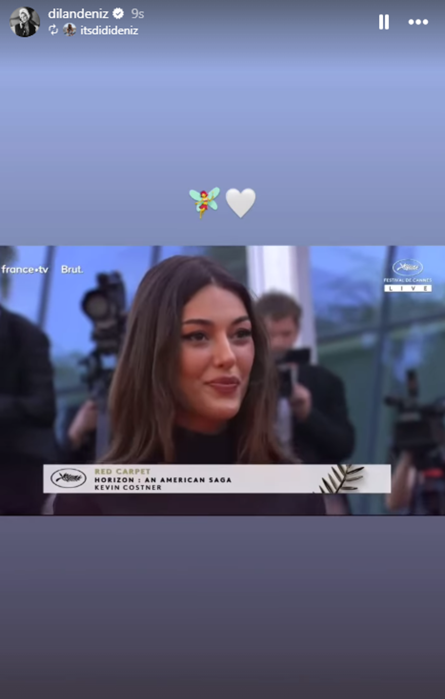 Dilan Çiçek Deniz'in Cannes tarzı çok konuşuldu 1