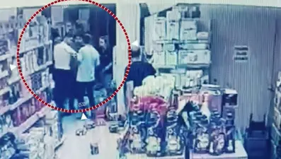 Markette damat öfkesi: Üstü kirlendi diye gözü döndü