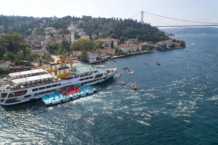 Boğaz'da yüzme yarışması 2