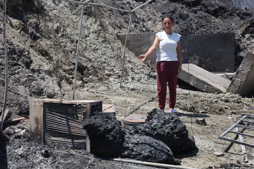 Önce deprem sonra yangın faciası 1