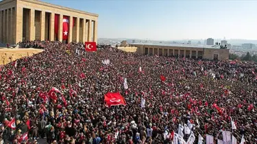 Anıtkabir, 2024'te 6 milyon 550 bin ziyaretçiyi ağırladı: En kalabalık gün 10 Kasım oldu