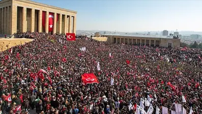 Anıtkabir, 2024'te 6 milyon 550 bin ziyaretçiyi ağırladı: En kalabalık gün 10 Kasım oldu