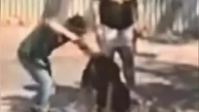 Ümraniye'de sokak ortasında kadına şiddet