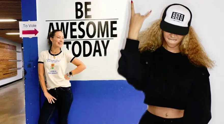 ABD SEÇİMLERİNDE ÜNLÜLER BÖYLE OY KULLANDI 2 ABD SEÇİMLERİNDE ÜNLÜLER BÖYLE OY KULLANDI 2