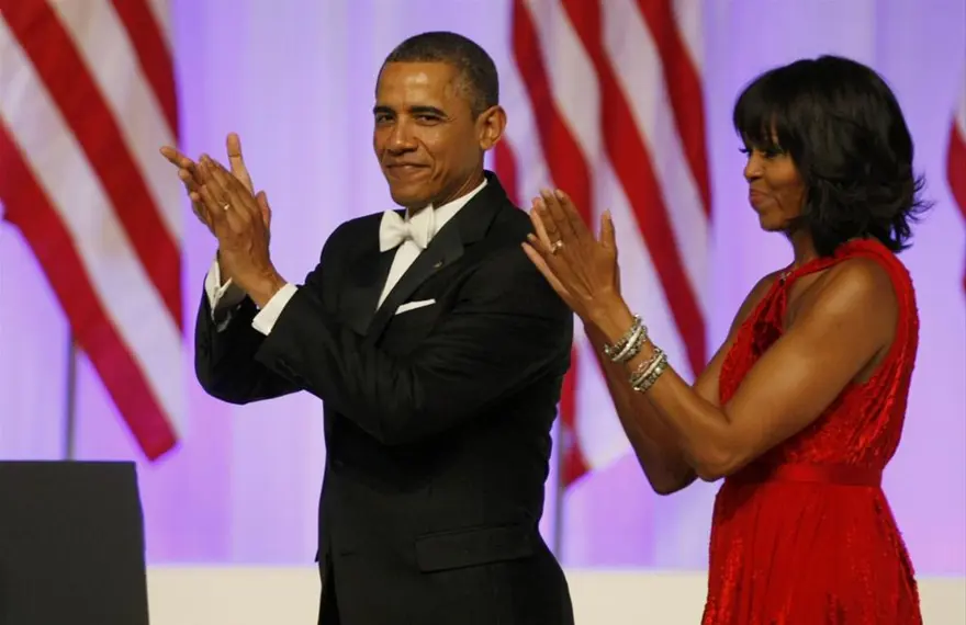Obama çiftinden romantik dans 27 Obama çiftinden romantik dans 27
