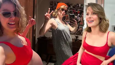 Anne olmak için gün sayan Burcu Biricik deniz sezonunu açtı