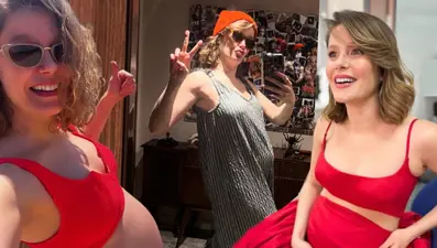 Anne olmak için gün sayan Burcu Biricik deniz sezonunu açtı